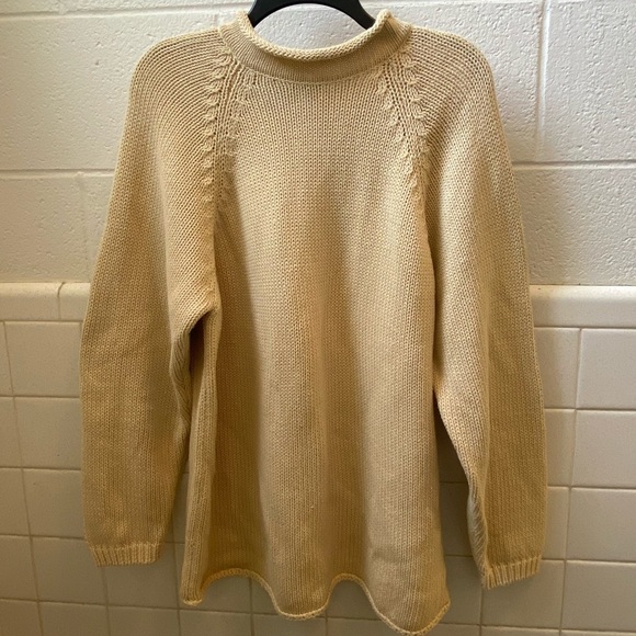 Aeropostale Sweaters - 3/$15 Aeropostale 100% cotton oversized beige knit sweater size small